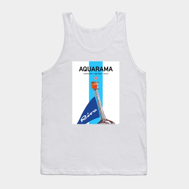 Riva Aquarama Runabout Boat Classic Tank Top by PB Mary